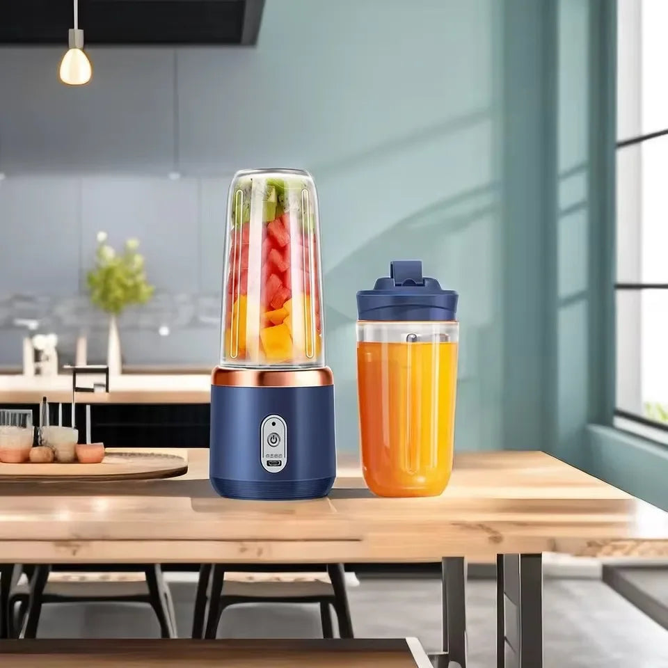 Portable Showlu Smart Mini Juicer Blender Cup for on-the-go smoothies and fresh juice blending.