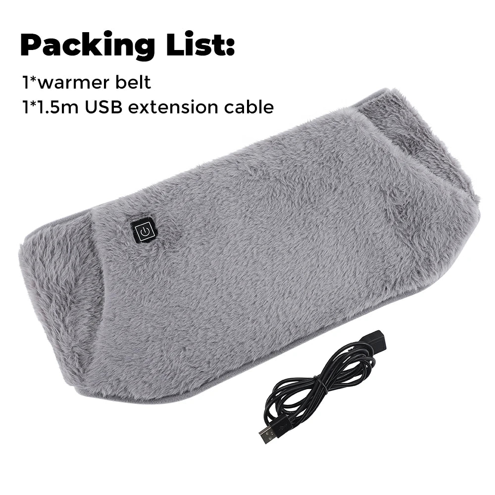 Showlu Smart General USB electric heating waist belt with graphene warm pad, adjustable for personalized comfort.