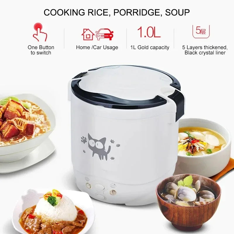 Showlu Smart General Mini Rice Cooker 2.0 with sleek design, digital controls, and compact size for easy cooking.