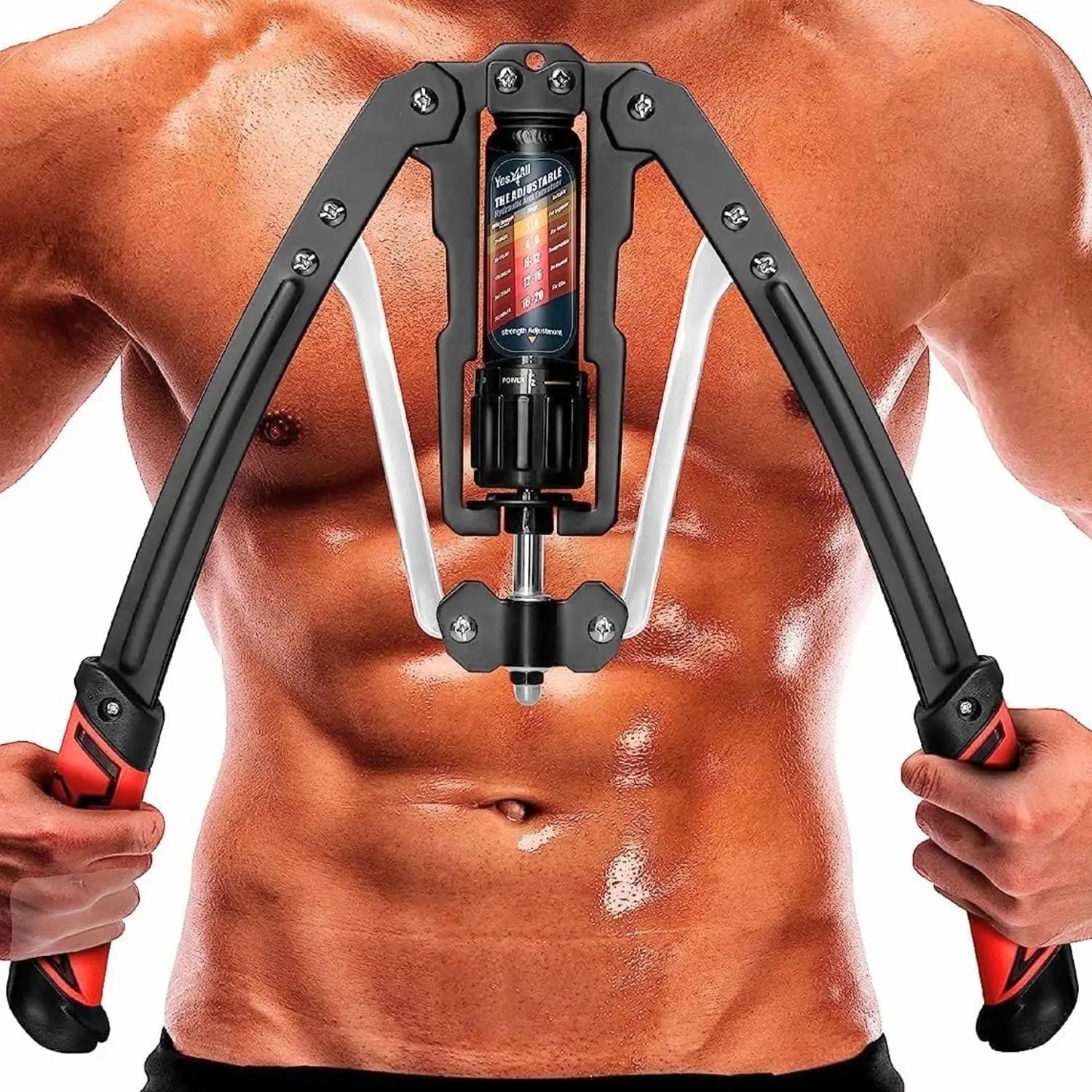 Showlu Wrist and Forearm Blaster Roller for strength training, with textured grip and adjustable resistance for effective workout.