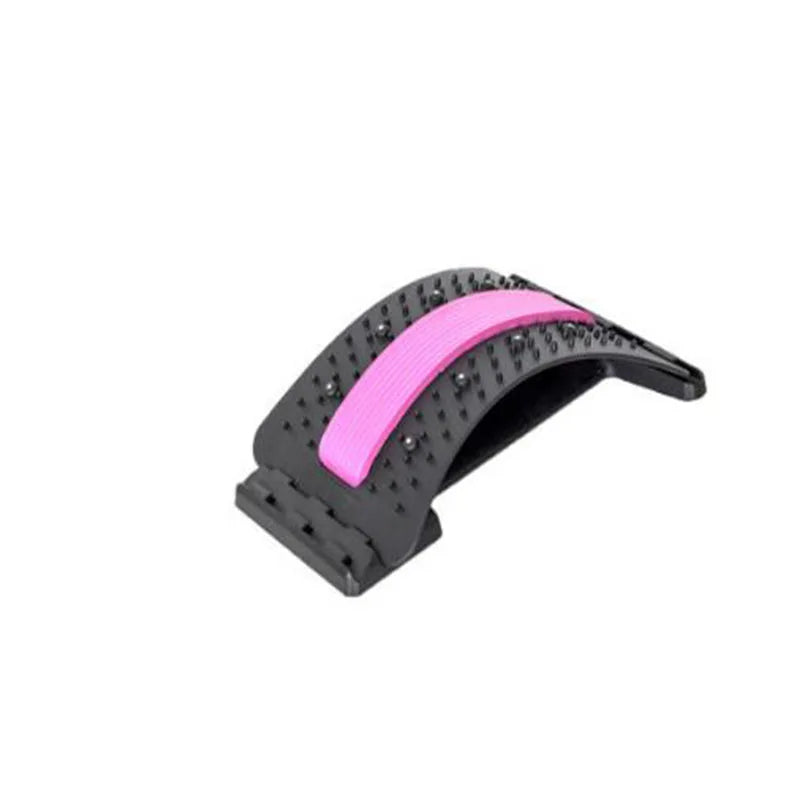 LAAOVEC Back Stretcher lumbar support spine board massager with 3 adjustable levels for back pain relief and spinal alignment.