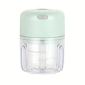 Mini rechargeable garlic chopper and meat grinder by Showlu Fashion Store, compact kitchen tool for crushing garlic, nuts, and more.