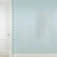 2m Wall Height Measurement Card - Easy-to-Read Durable PC Material Writeable & Removable Ideal for Room Decor Wall Decorations