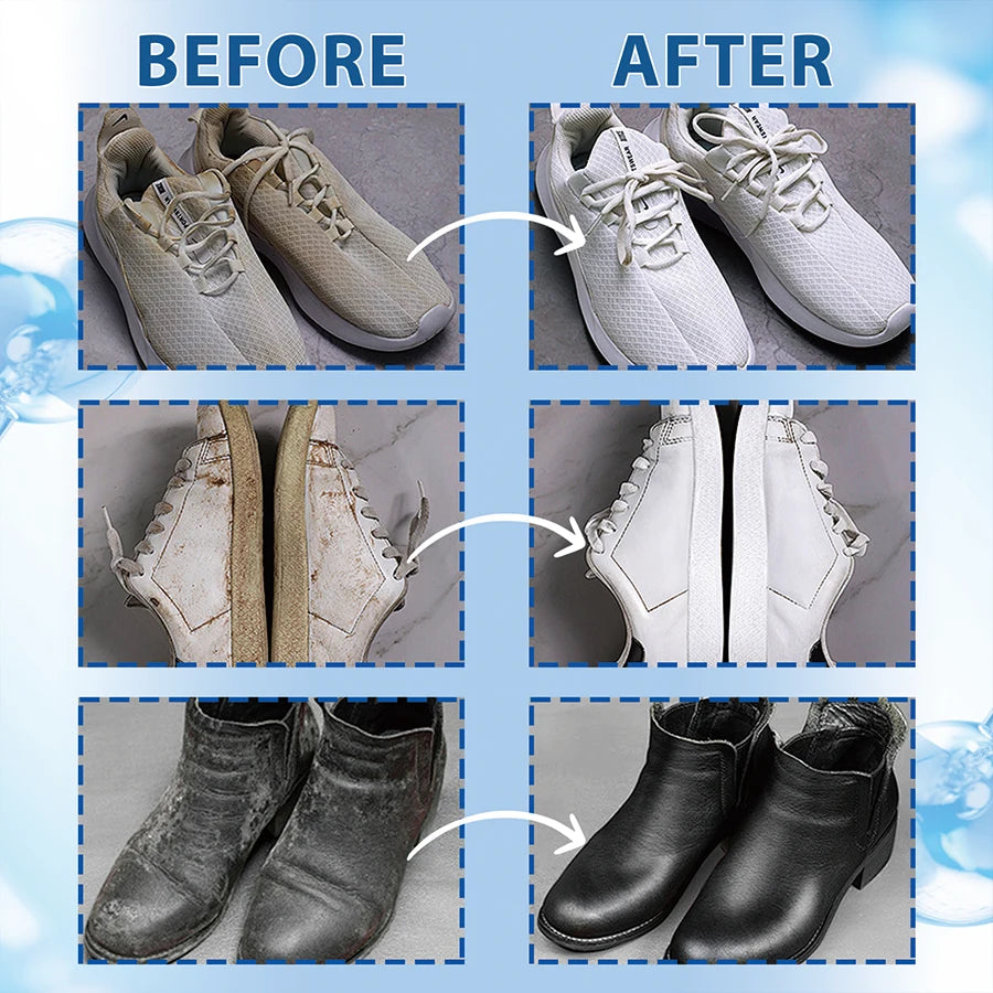Showlu Smart General shoe cleaning foam in a bottle, designed for cleaning and restoring footwear.