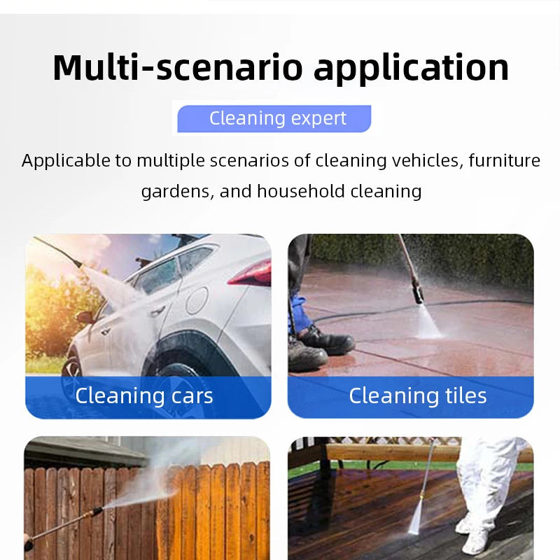Showlu Smart General electric pressure washer with 3000 PSI, featuring a high-pressure spray gun and durable hose for outdoor cleaning.