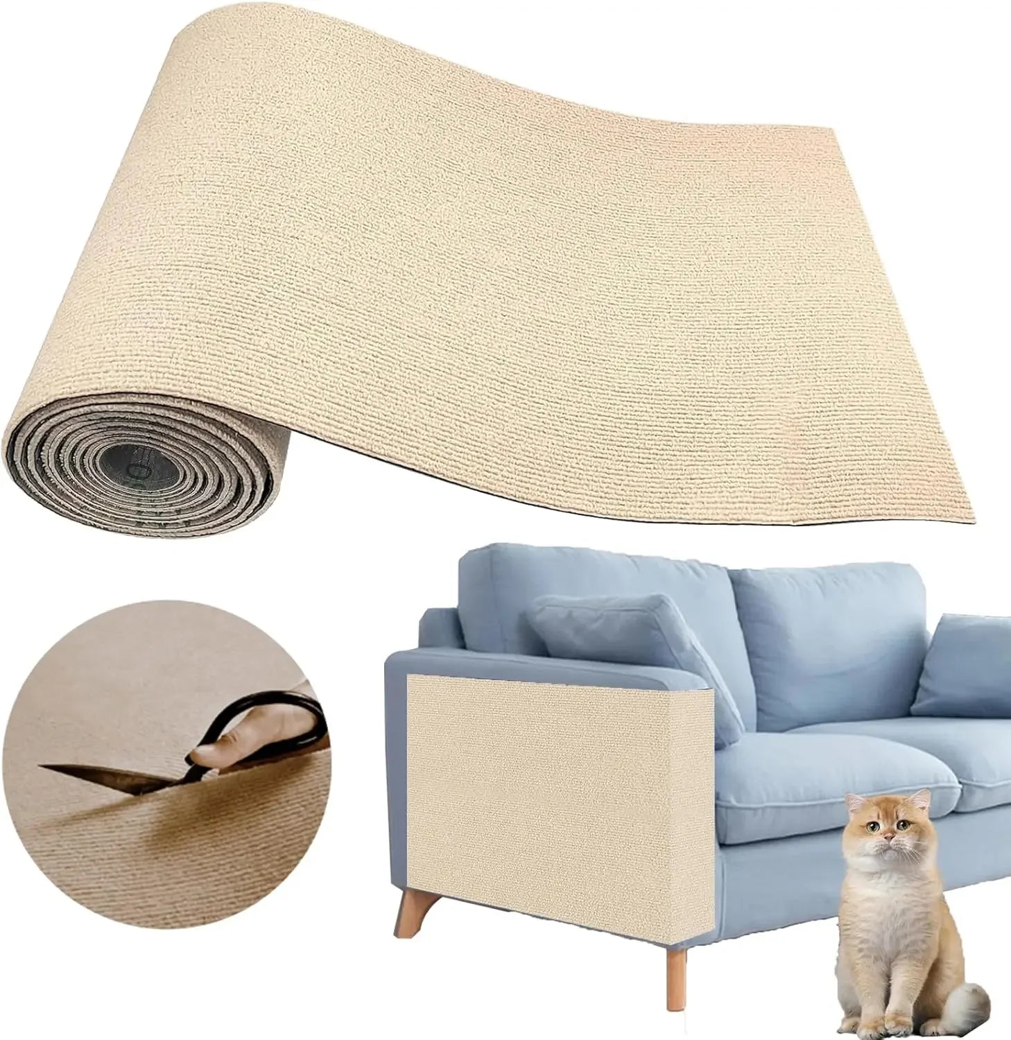Showlu Smart General mini cat scratching post with sisal scratching surface and colorful design for cats to play and scratch.