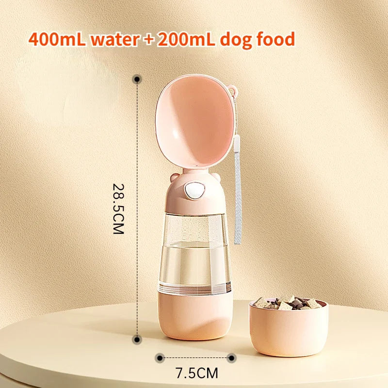 Showlu Portable Dog Water Dispenser and Travel Bowl, compact pet accessory for water on the go, featuring a convenient multi-functional design.