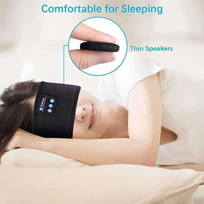 Showlu Smart General Bluetooth Sleep Headphones with soft ear cushions and headband for comfortable, wireless sleep listening.