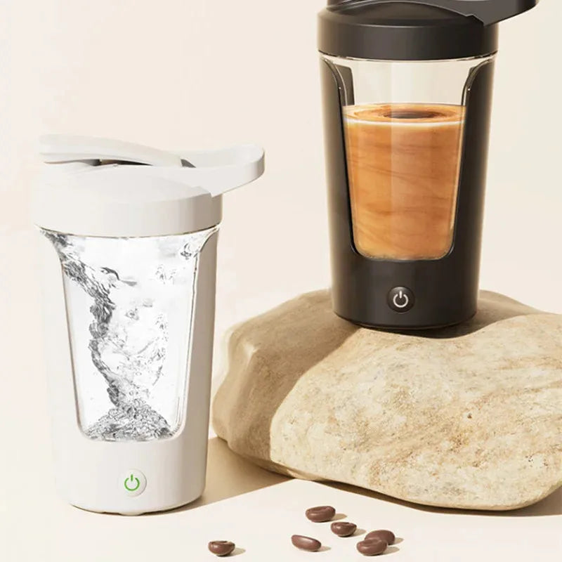 Shaker Cup USB Charging Shaker Cup For Protein Shaker Meal Replacement Shake Portable Gym Water Bottle Mixing Cup 450ml