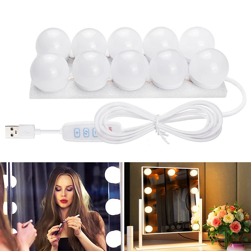 Dimmable LED makeup mirror light by NoEnName_Null, providing studio fill lighting for precise makeup application