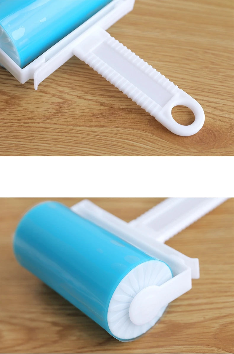 Showlu Smart General Pet Hair Roller Pro with replaceable sticky sheets for removing pet hair from furniture and clothing.