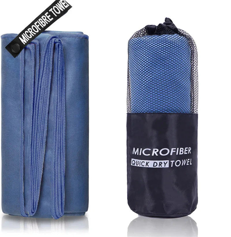 SHOWLU microfiber sports towel for gym, swimming, and beach, quick-drying and lightweight for active use