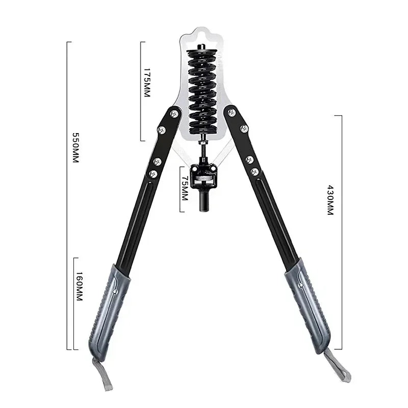 Showlu Hydraulic Arm Strength Trainer with adjustable chest muscle bar for muscle building and toning exercises.