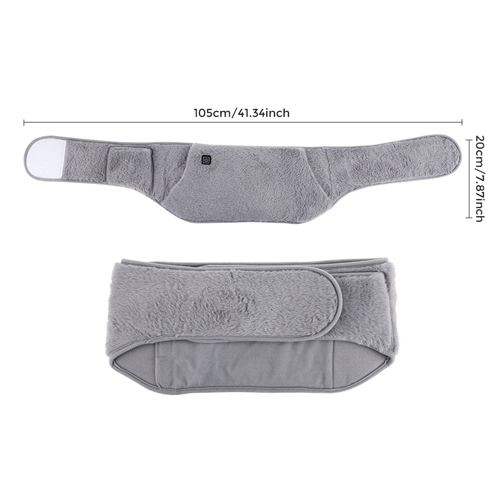 Showlu Smart General USB electric heating waist belt with adjustable fit and graphene warm pad for targeted warmth and comfort.