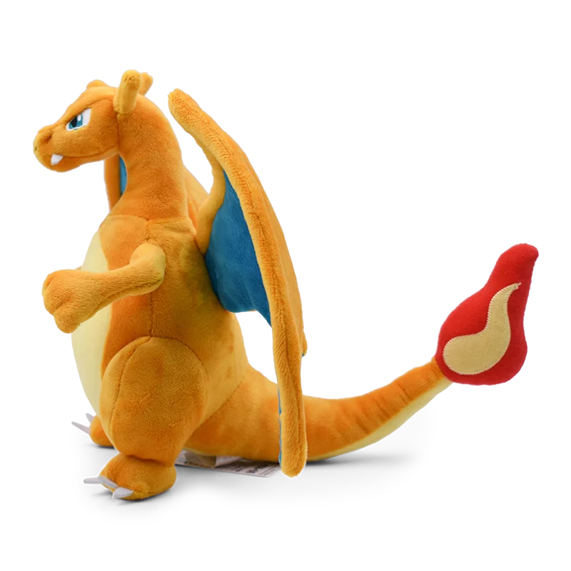 Showlu Fashion Charizard plush toy, 8-inch stuffed Pokémon doll, soft and cuddly birthday gift for children