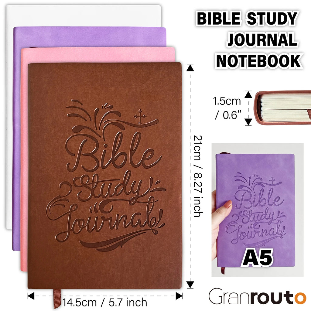 Showlu Fashion S.O.A.P. Bible Study Journal with prayer and devotional pages, featuring a hardcover cover and inspirational design.