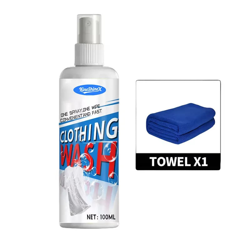 Showlu Smart General laundry stain remover spray bottle with nozzle, designed for removing stubborn stains from clothing.