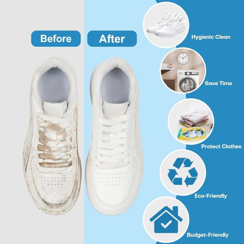 Showlu Smart General portable shoe cleaner brush with ergonomic handle and cleaning bristles, designed for easy shoe maintenance.