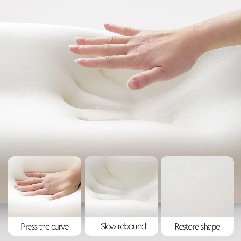 Memory foam butt cushion by HEHUAI, designed for prone position lying, shown on a bed for comfortable support.