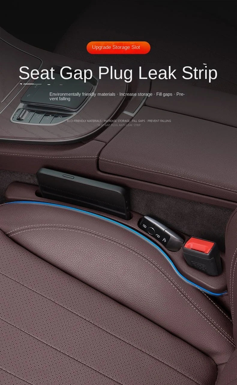 Showlu Smart General car seat gap storage organizer box with multiple compartments for keeping essential items within reach.
