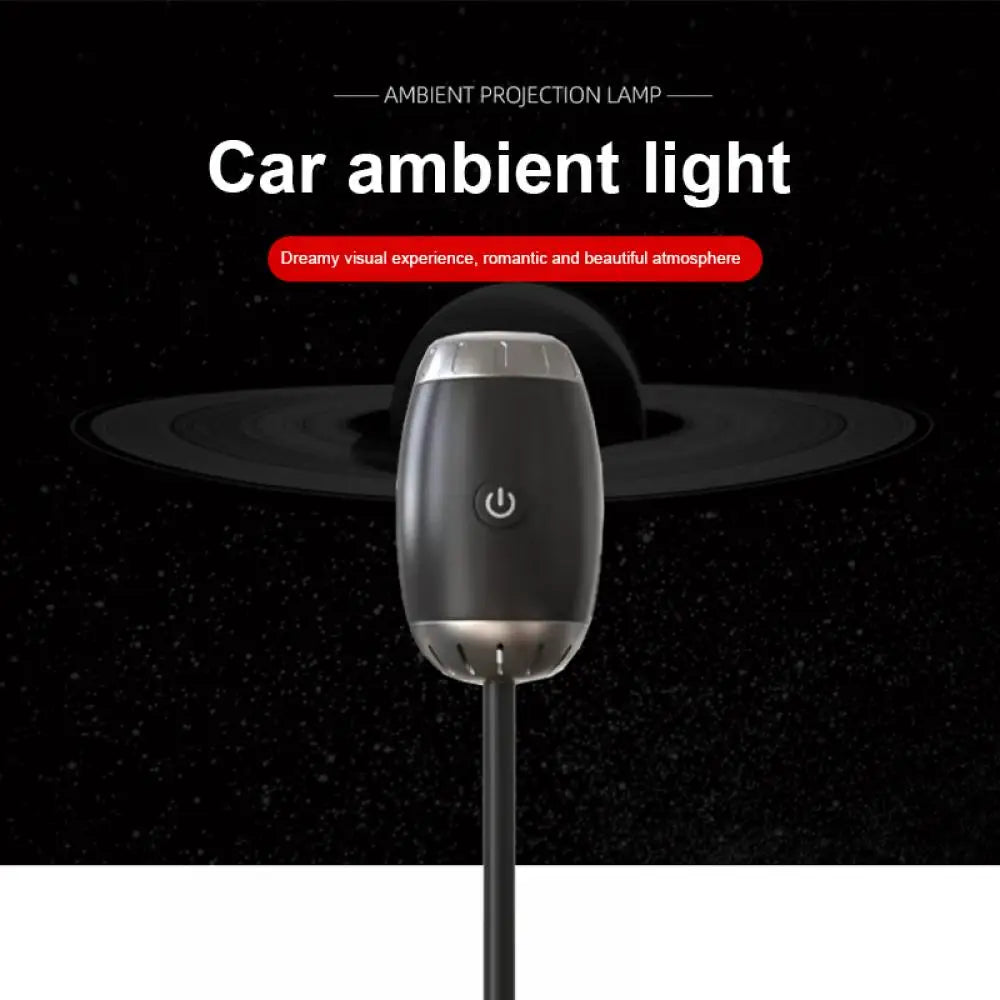 Showlu Smart General Car LED Roof Star Light installed on vehicle ceiling, creating a starry night effect inside the car.