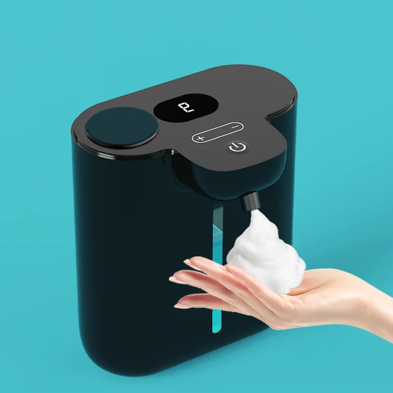 Showlu Smart General automatic soap dispenser with sleek design and touchless operation, mounted on a bathroom wall.