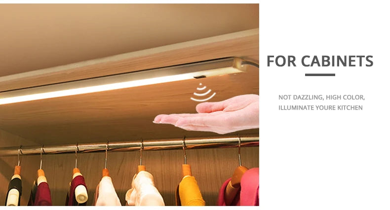 Showlu Smart General CHNAITEKE motion sensor LED light mounted on wall, showcasing its sleek design and sensor features.