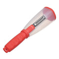 Showlu Fashion Store multifunctional peeling knife with storage tube, designed for peeling apples and household kitchen use.