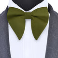 New Big Bow Ties Men's Solid Bowtie Red Black Yellow Fashion Bowknot For Men Wedding  Party Accessories