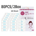Showlu Smart General V Lift Face Sticker invisible face lift tape applied on skin for a natural lifting effect.