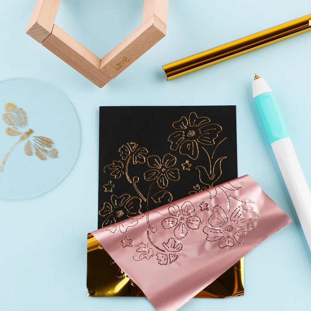 Showlu Smart General USB Hot Foil Pen 0.8mm DIY craft tool for foil stamping and detailed craft projects.