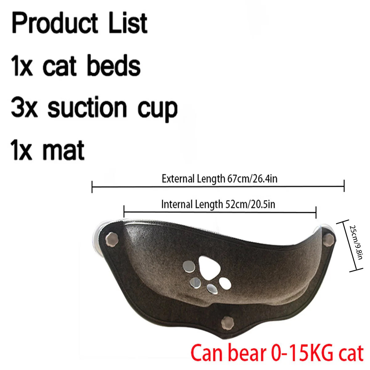 Shuangmao cat window hammock in coral fleece, pet bed lounger for cats up to 20kg, shown hanging on a window with a cat relaxing inside.