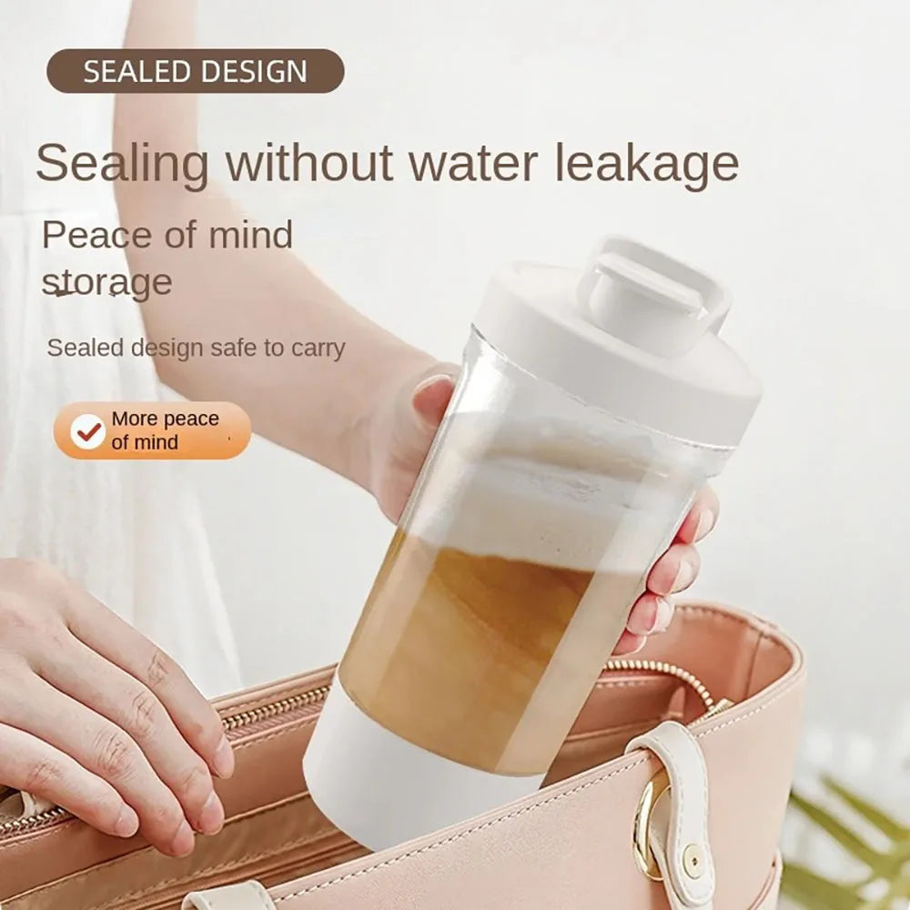 Electric Blender Cup Portable Blender Cup Milk Powder Protein Powder Blender Automatic Shaker Cup Home Travel Outdoor Sports Gym