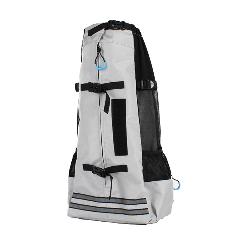 Showlu Fashion XLeiPet waterproof dog travel backpack with breathable carrier for medium dogs, featuring adjustable straps and durable material.