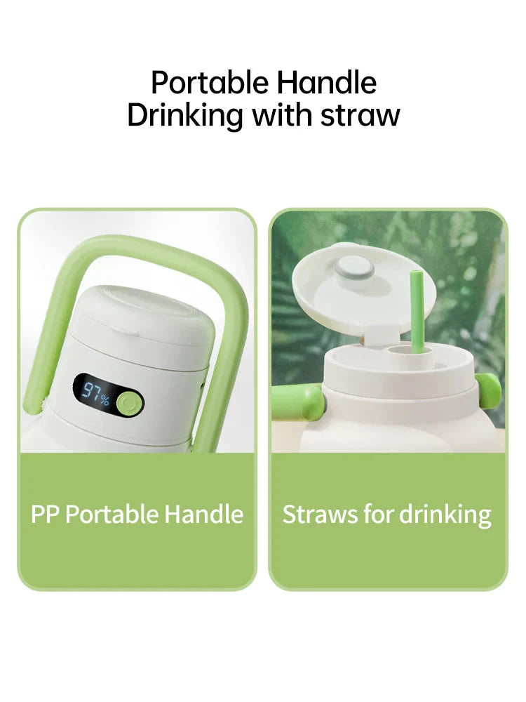Wireless portable ZHENMI juicer cup with 1000ml capacity, compact blender for smoothies and fresh juices.