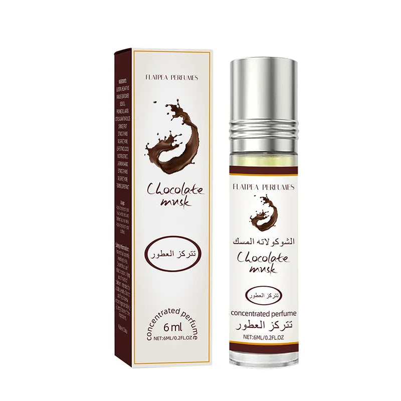 Chocolate Musk Arab Perfume Lasting Fresh Chocolate Fragrance Sweet Orange 50ml Unisex Date Mist 6ml Portable Eau De Toilette SHOWLU FASHION STORE