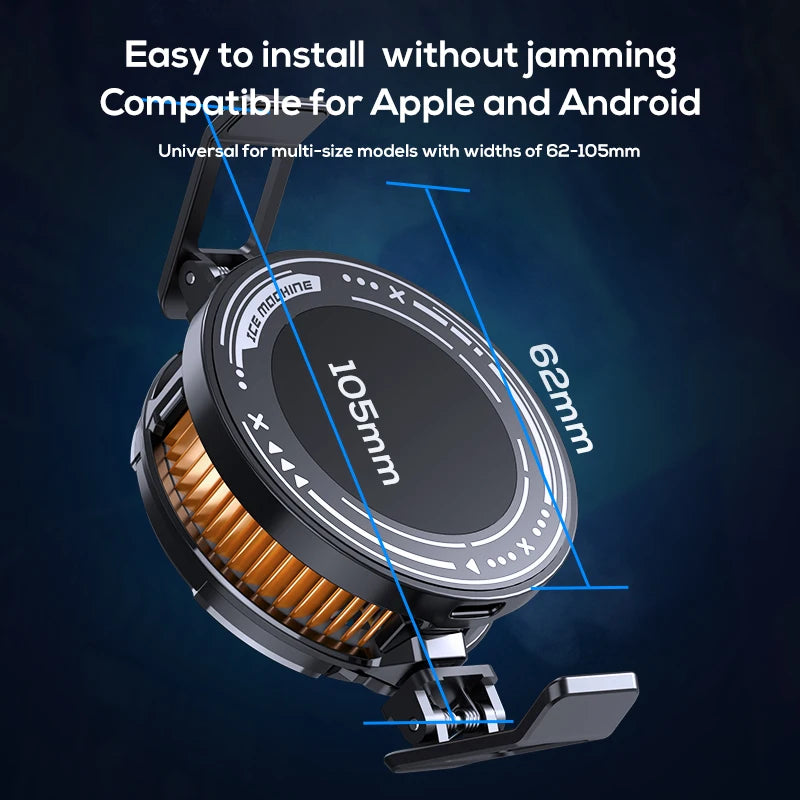 Showlu Smart General phone cooling fan with multiple adjustable vents and compact design for efficient device cooling.