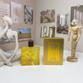Unisex Jean Miss Wood Tones perfume by SHOWLU FASHION, 100ML floral alcohol-free spray with wood-inspired scent, bottle displayed.
