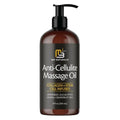 M3 Naturals Anti-Cellulite Massage Oil with collagen and stem cell, 240ml, showing the bottle and label.