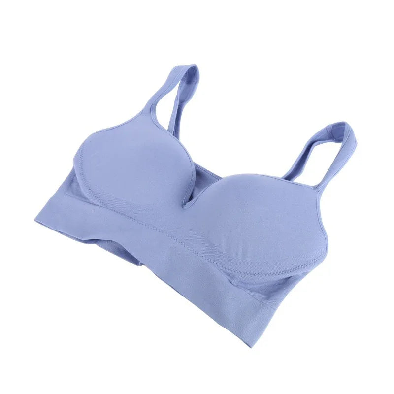 3D Bras For Women Underwear Sexy Lingerie Solid Bra Seamless Push Up Cotton Tops Bralette Brassiere Wireless Sports Vest