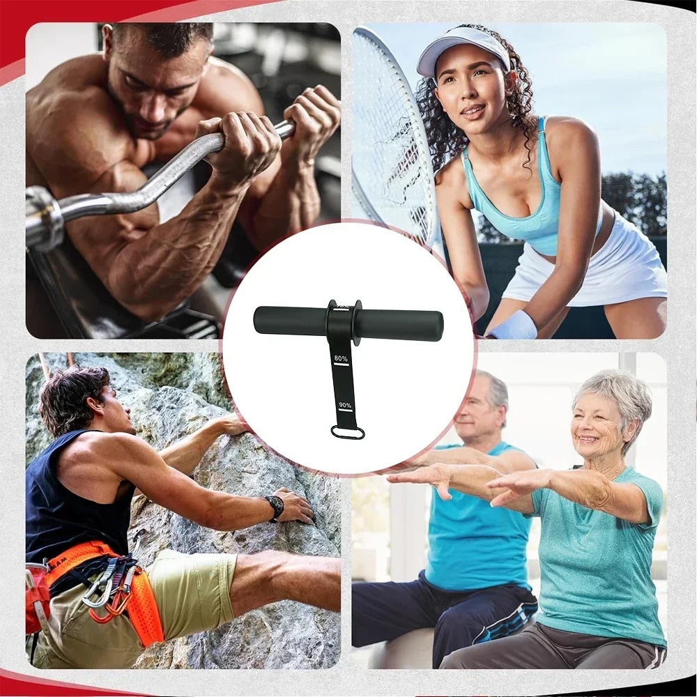 Adjustable Showlu Fashion forearm strength trainer with non-slip handle and belt for home upper body workouts.