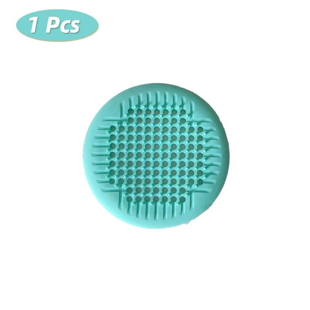 Showlu Smart General silicone drain cover with flexible, mesh design for preventing clogs in sinks and drains.