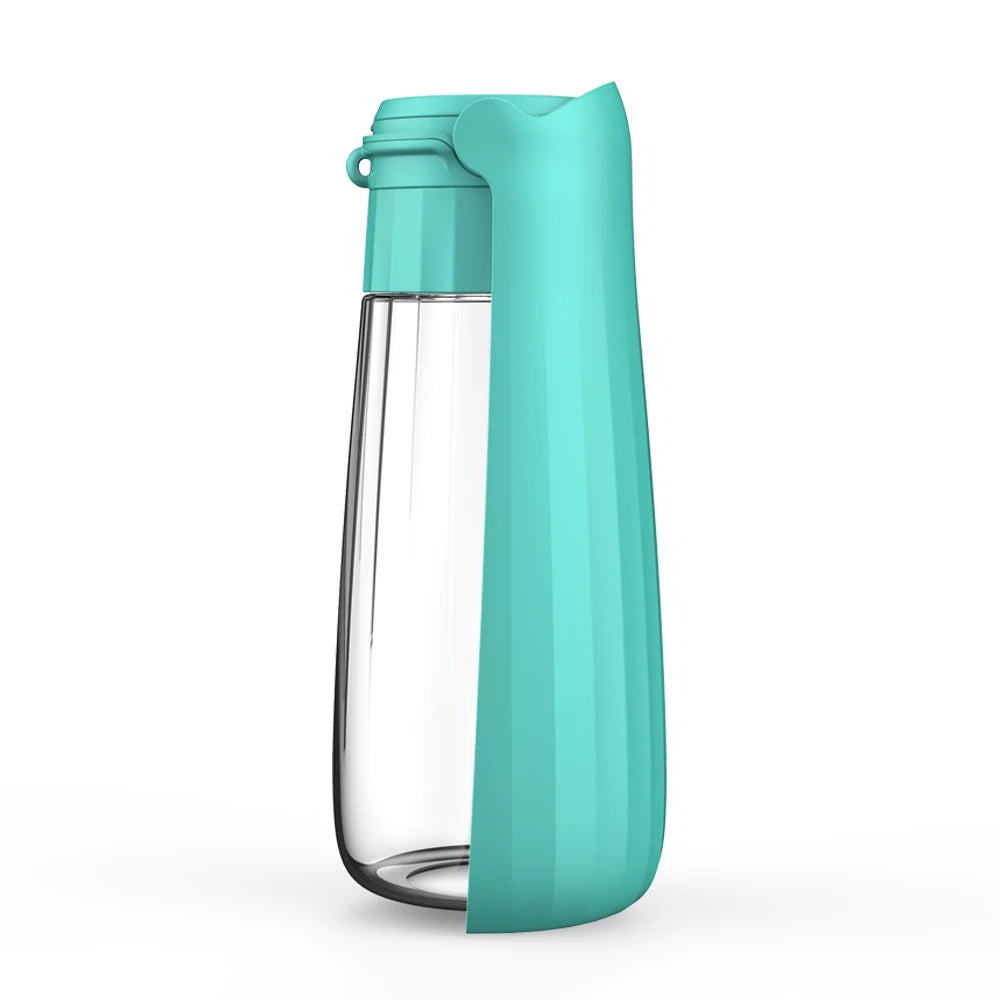 Holapet portable dog water bottle with foldable outdoor pet drinking bowl, compact and convenient for pet hydration on the go.