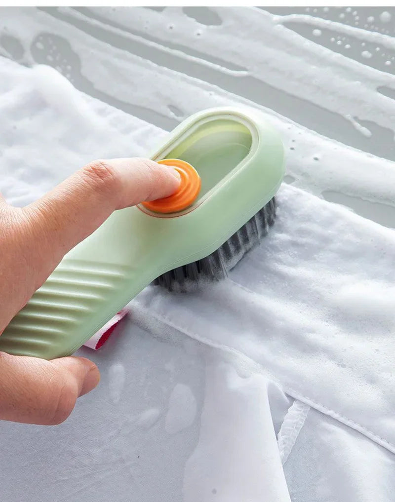 Showlu Smart General portable shoe cleaner brush with bristles for easy cleaning of shoes and footwear.