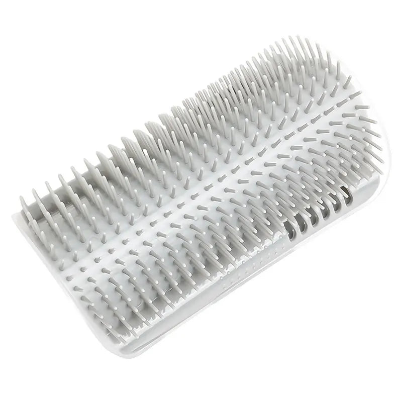 Cat self-groomer brush and scratcher for short and long fur cats, wall-mounted soft massage grooming toy from Showlu Fashion Store