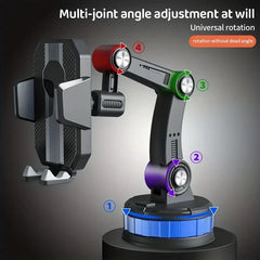 360 Rotate Universal Car Phone Holder Moblie Windshield Mount Stand For iPhone Samsung Xiaomi Hand Free Driving Car Phone Holder