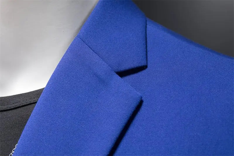 Men's slim fit business blazer jacket by SHOWLU FASHION STORE, single-breasted suit blazer with tailored fit and classic lapel.