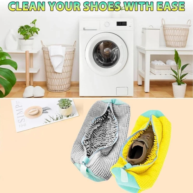 Showlu Smart General portable shoe cleaner brush with bristles for easy cleaning of shoes and footwear.