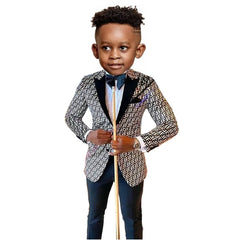 2 Piece Boy Suit Wedding Tuxedo Kids Jacket Pants Slim Fit Custom Clothes Luxury Kids Blazer Set 2 - 16 Years Old