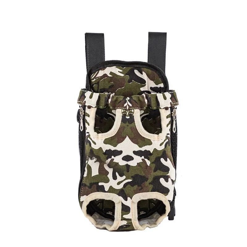 Showlu adjustable mesh pet carrier backpack with breathable design for cats and small dogs, suitable for outdoor travel and walks.